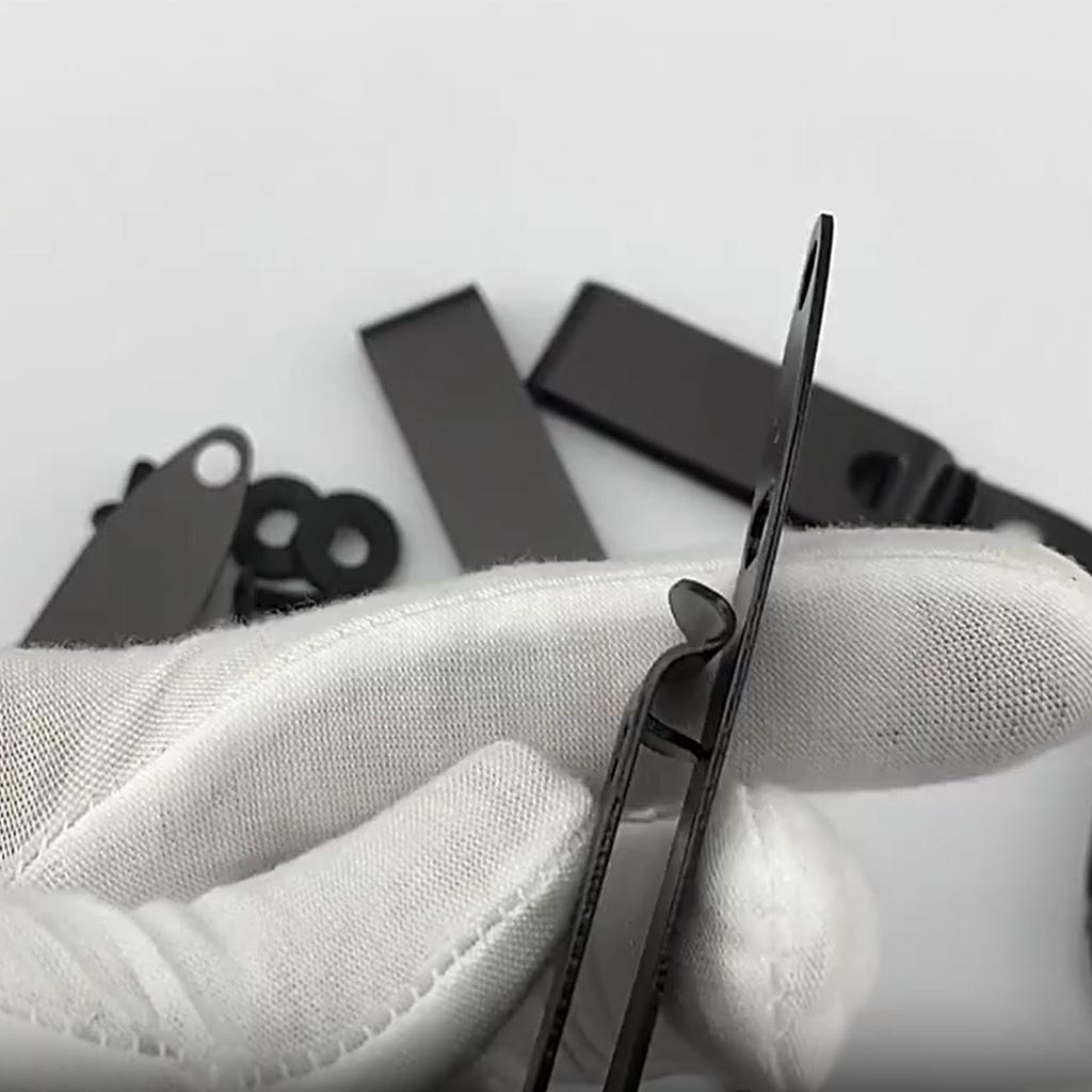 Edelstahl Hüftclip K Scheidenclip Zubehör-Kits für Gürtelholster Clip-Zubehör DIY mit Befestigungsmaterial