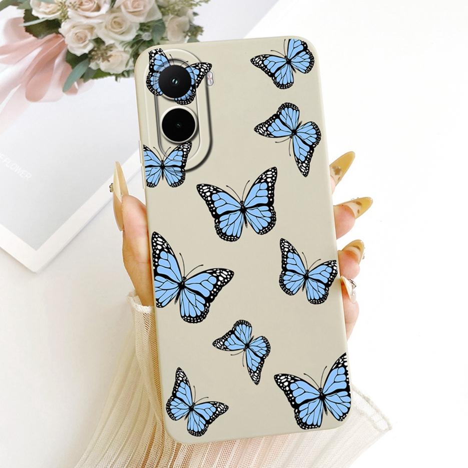 For Xiaomi Poco M7 Plus Case PocoM7 4G Pretty Girl Sunfower Painted Phone Case For Xiaomi Poco M7 Pro PocoM7 Plus 5G Soft Fundas