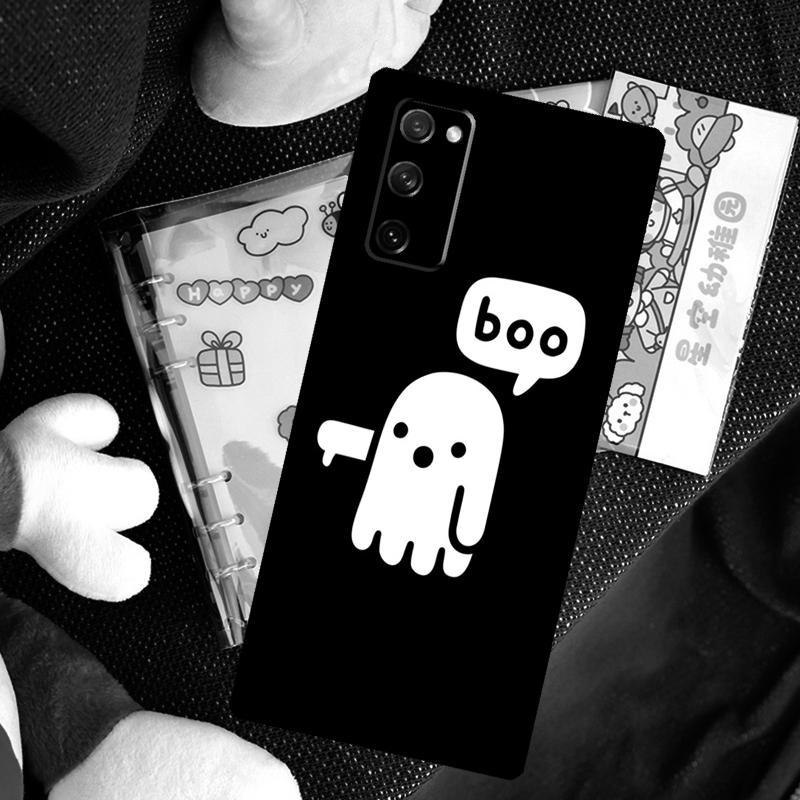 Cute Halloween Ghost Case For Samsung Galaxy S26 Ultra S25 S24 S23 S22 S21 S10 Plus S20 FE S25 Ultra Cover Funda