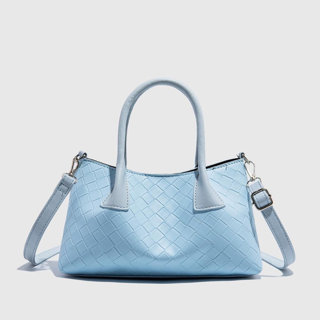 Summer Fashion Bucket Bag Versatile Woven Basket Tote Bag