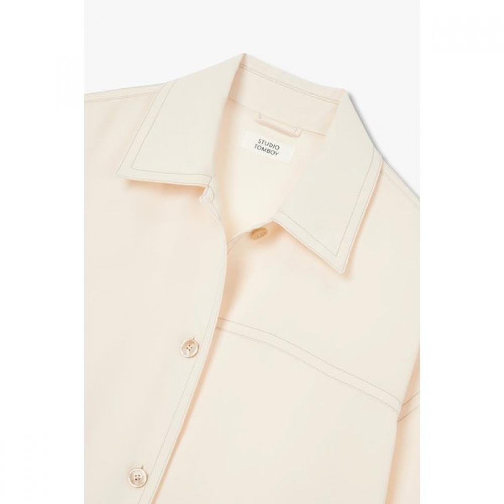 Studio Tomboy Front Two Pocket Long Sleeve Shirt 9175321982