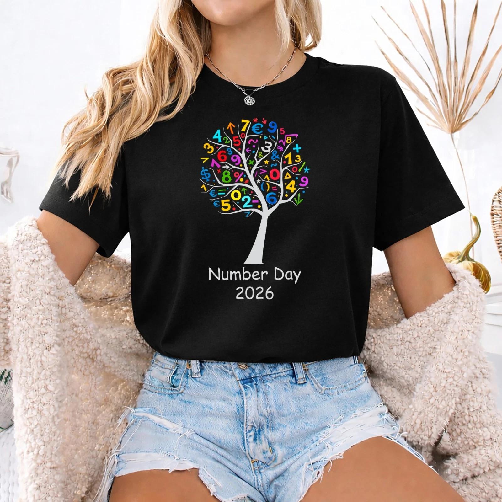 Maths Day T Shirt Kids Preschool Number Day Funny School Tee UK , Number Tree 2 S