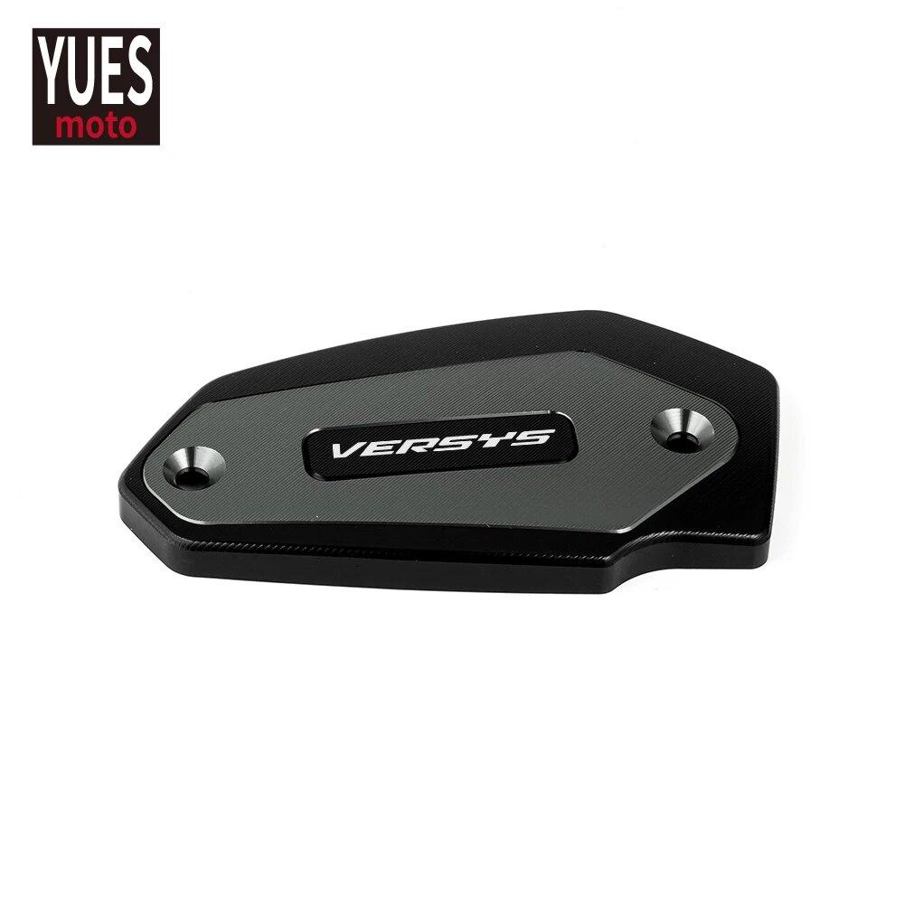 Motorcycle Accessories CNC Front & Rear Brake Fluid Cylinder Master Reservoir Cover Cap For Kawasaki VERSYS 650 1000