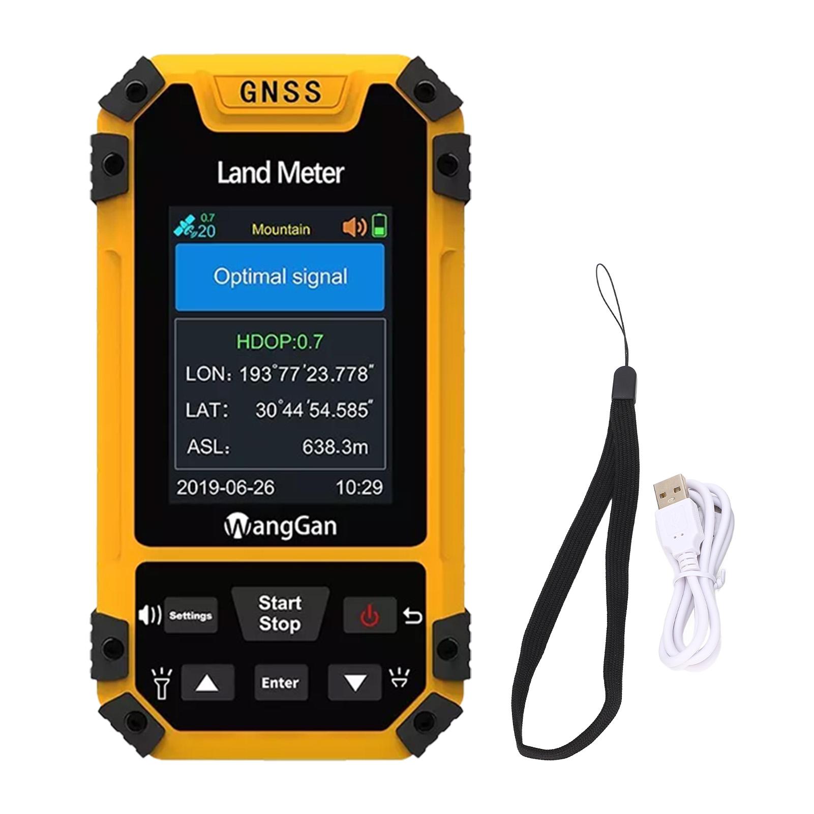 

S4 Handheld Land Area Meter 2.4in Color Display Data Output Voice Prompts GPS Land Survey Measuring Instrument