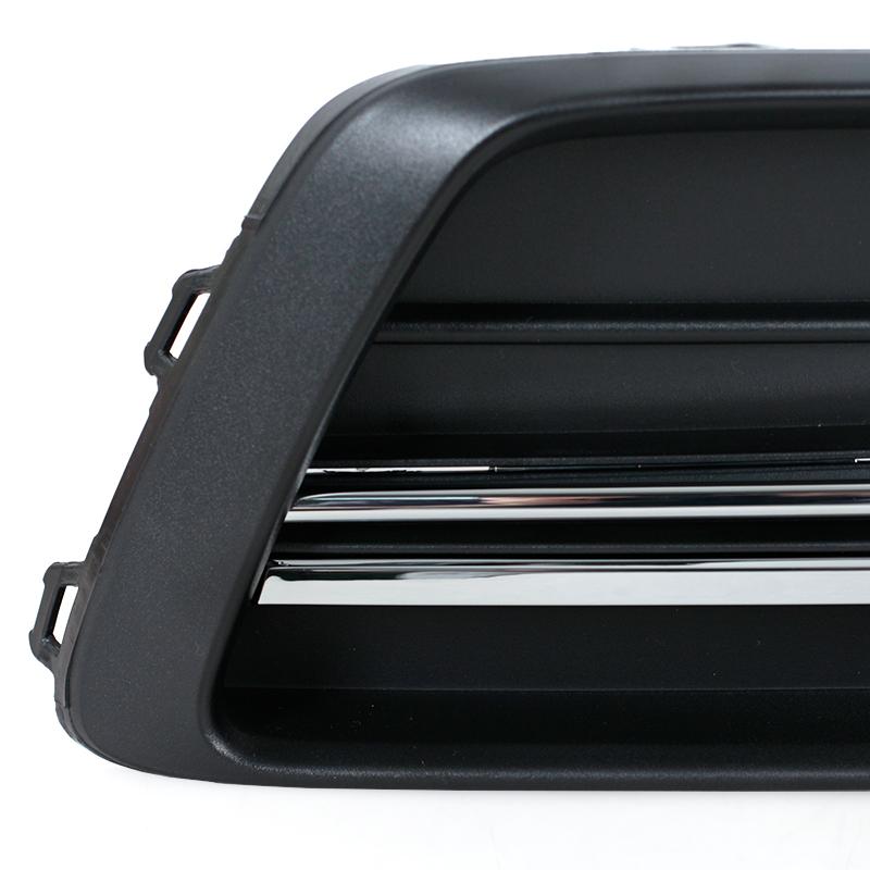 For Volkswagen VW Passat 2016 2017 2018 2019 Fog Light Frame With Electroplated Trim Fog Light Grille Without Fog Lamp Hole