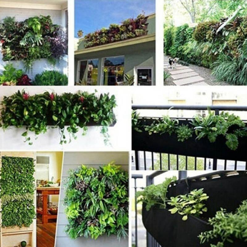 Creative Flower Pot Stackable Wall Planter Garden Flower Pots Wall Hanging Vertical Succulents Plant Pot Bonsai Pot Home Decor