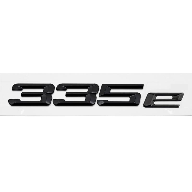 ABS Car Rear Trunk Logo Badge Emblem Sticker For BMW 3 series 316e 328e 318e 320e 325e 330e 335e E46 E90 E91 F30 F31 F34 G20