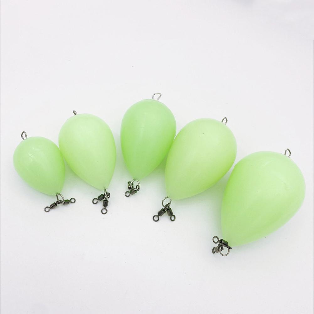 Perfectly Balanced Night Fishing Luminous Egg Float for Accurate Casting