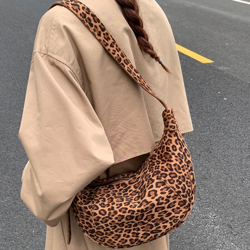 Vielseitige Damen-Umhängetasche mit einer Schulter Runder Retro-Beutel