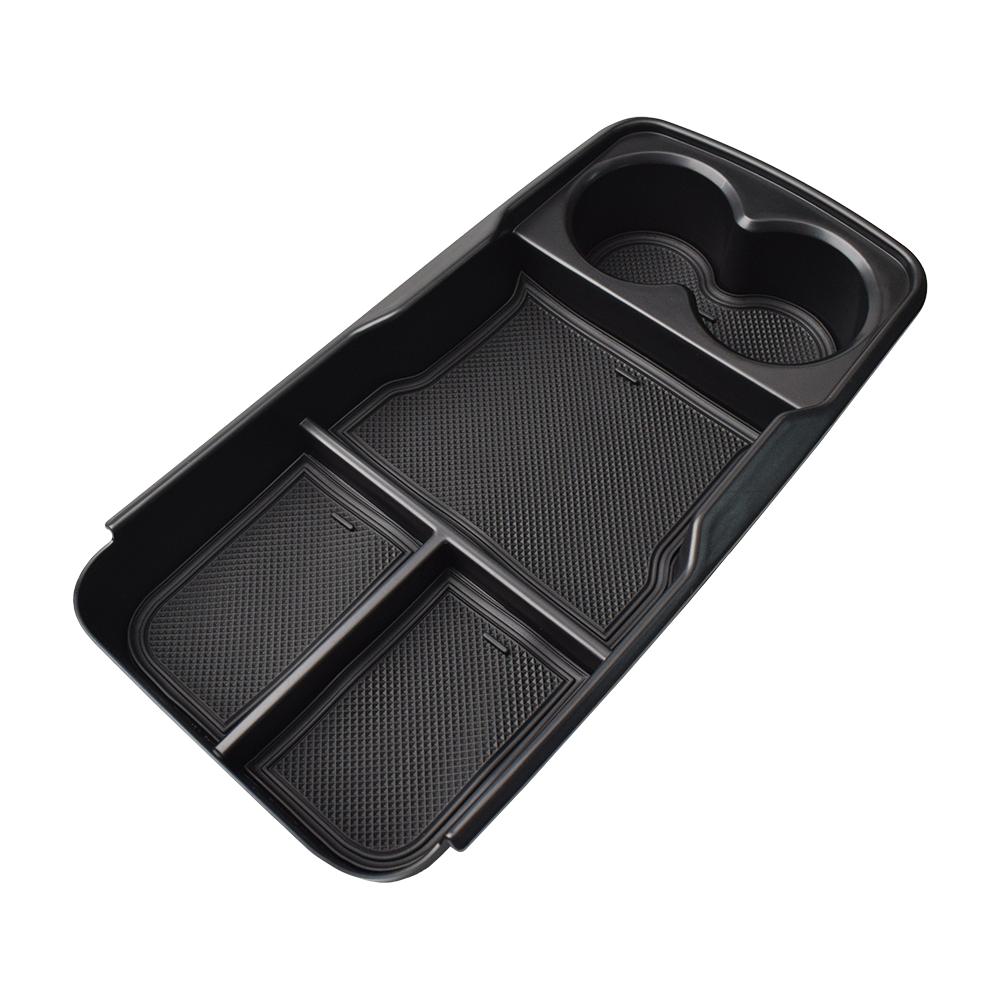 Center Lower Console Tray Organizer For Kia EV6 Lower Armrest Storage Car Box ABS Water Cup Holder Storage Box Accessories
