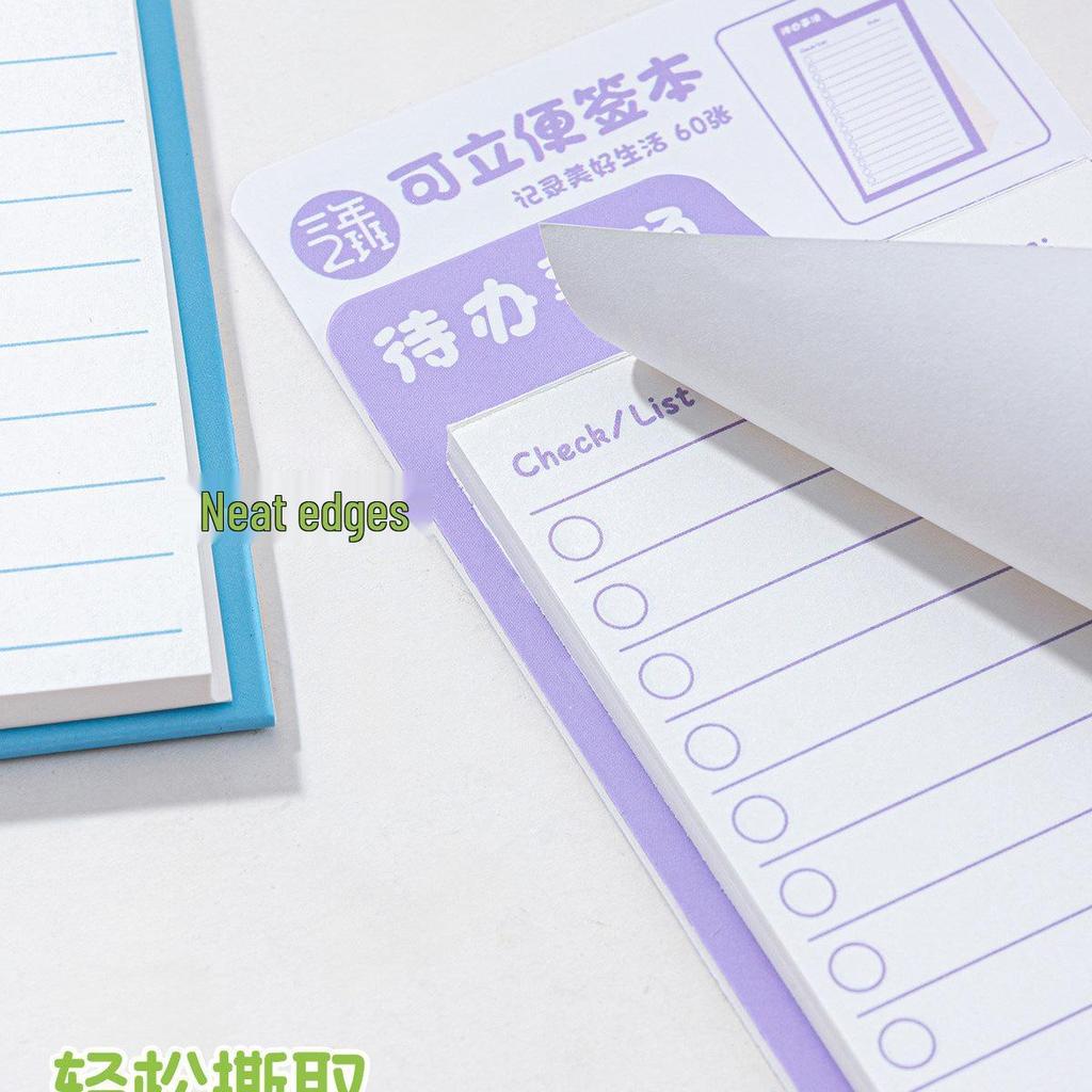 High-Value Stand-Up Sticky Note Pad for Elementary Students - Tearable Non-Adhesive Mini Notebook