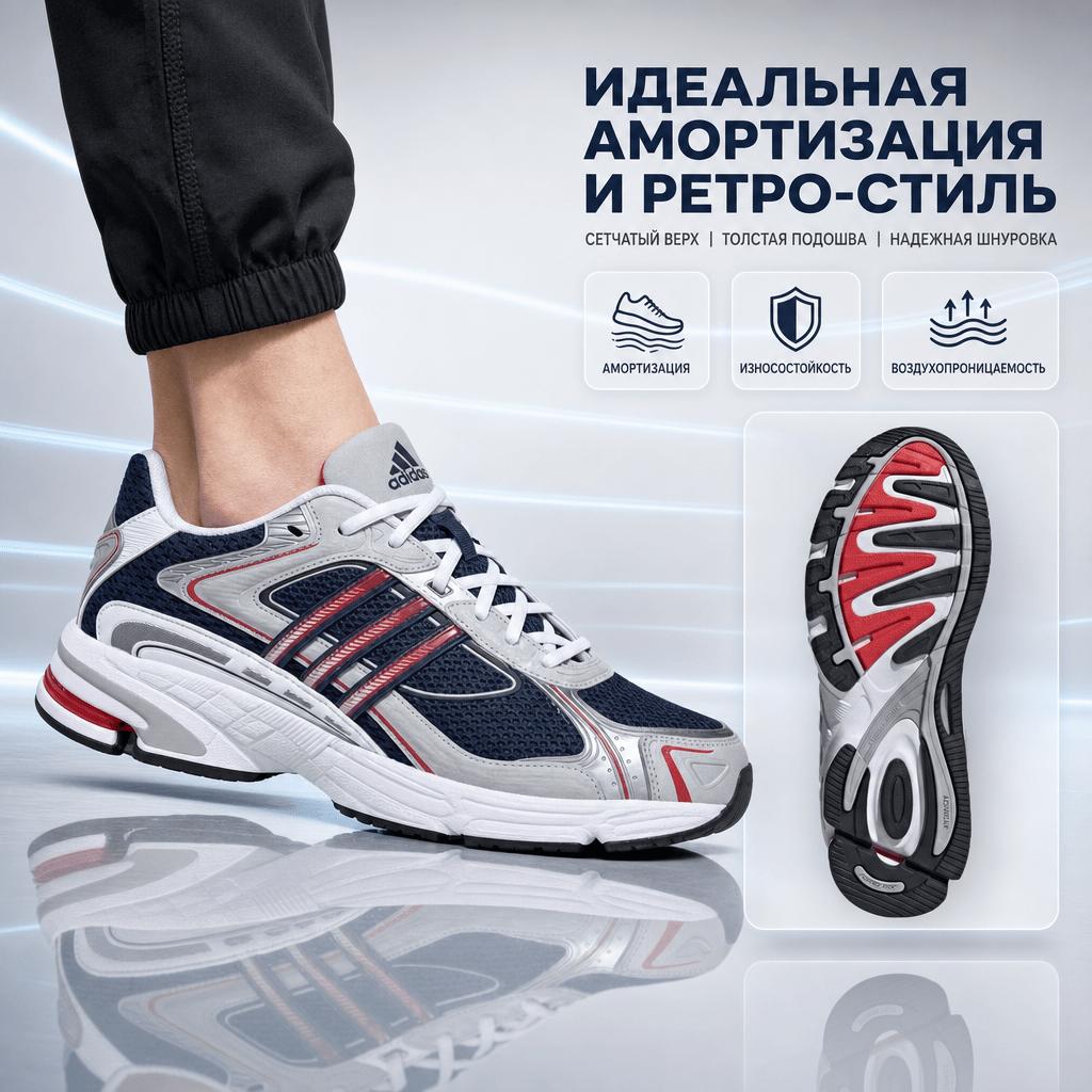 adidas Response CL Night Indigo Scarlet Unisex-Sneaker Blau Better-Scarlet Cloud-Weiß IG6227