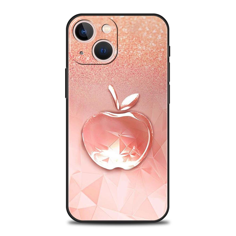 Rose Gold Pink Princess Queen Phone Case For iPhone Apple 15 14 13 Pro Max 12 11 Mini 7 8 Plus XR XS X SE 2020 Cover Shell Coque