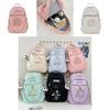 Large Capacity Nylon Backpack With Breathable Straps For Students And Casual Use