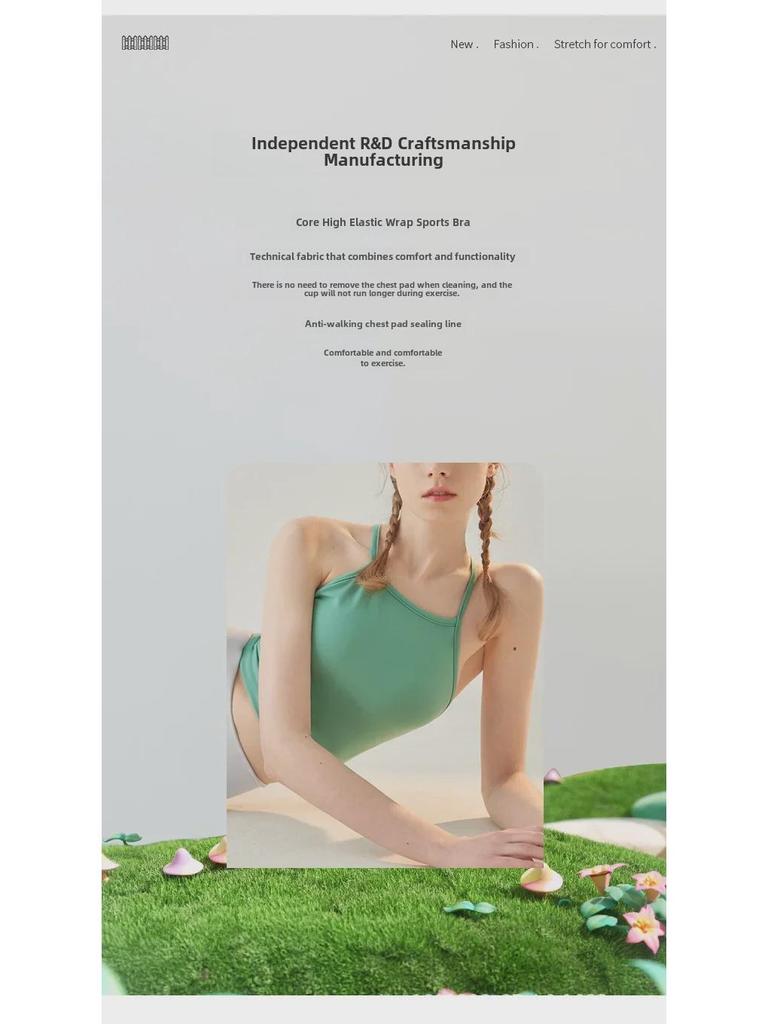 Damen Sommer Sport-BH: Schnelltrocknend, Gepolstert, Perfekt für Yoga & Laufen