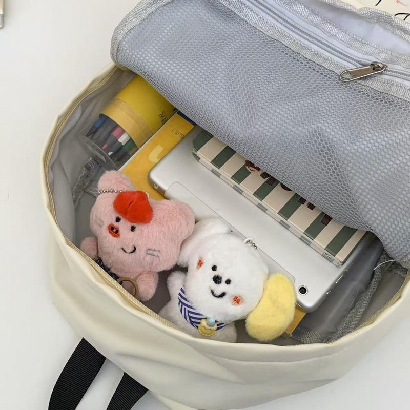 Schoolbag new Japanese ins high value fresh sweet cute cartoon backpack junior high school students lightweight travel backpack