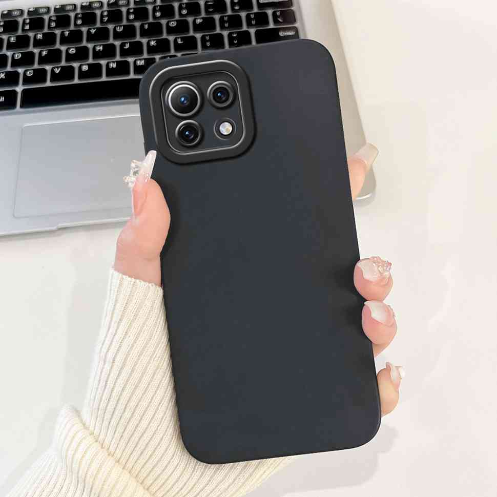 

For Xiaomi Mi 11 Lite 4G M2101K9AG Case Black Lucky Letters A-Z Soft Silicone Cover For Xiaomi Mi 11Lite 5G 11 Youth 6.55 Cases Xiaomi Mi 11 Youth