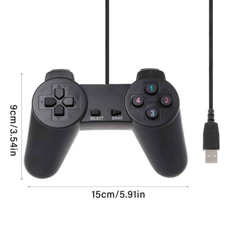 Arcades Style Game Controllers USB Gamepad Corded Joysticks for Computer Simulators Old School Gaming PLaying