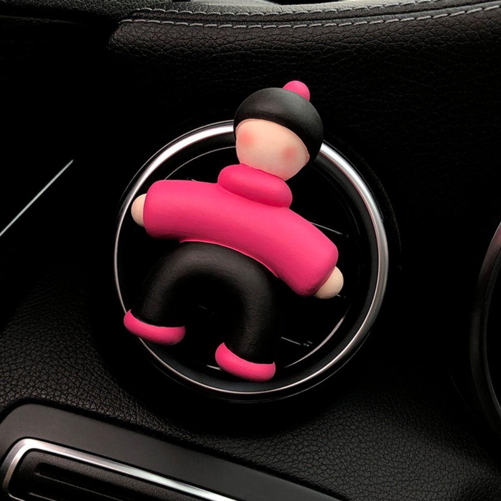 Cute People Shape Car Perfume Clip Non-toxic Automotive Aromatherapy Diffuser  Car Air Outlet