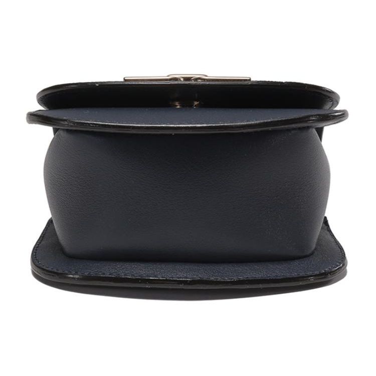 Bally B-Chain Monogram TPU Crossbody Shoulder Bag Women Bags Midnight-Blue Brown 6301931