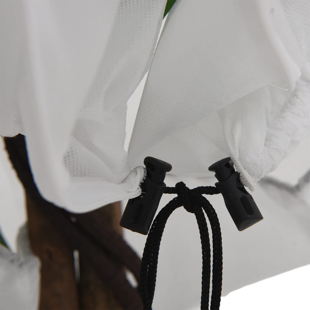 Winter Frost Protection Cover with Zipper 2 pcs 70 g m² 1.2 x 1.8 m