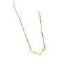 Minimalist Style Yilu Has Your Furnace Real Gold Necklace Female Collarbone Chain With Jewelry