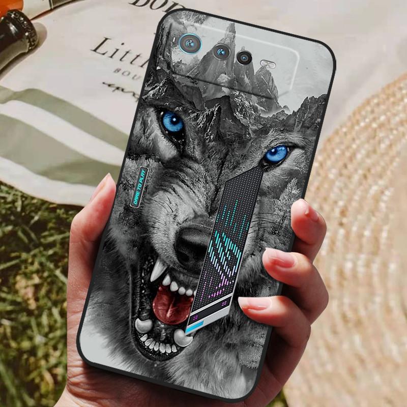 For Asus ROG Phone 6 Pro Case Phone Cover Silicone Soft TPU Back Cover for Asus ROG Phone 6 ROG6 Pro 6.78 Case Fundas Bumper Asus ROG 6