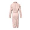 Women's Long Wool Trench Coat, Elegant Belted Overcoat with Lapel Collar for Winter Fashion