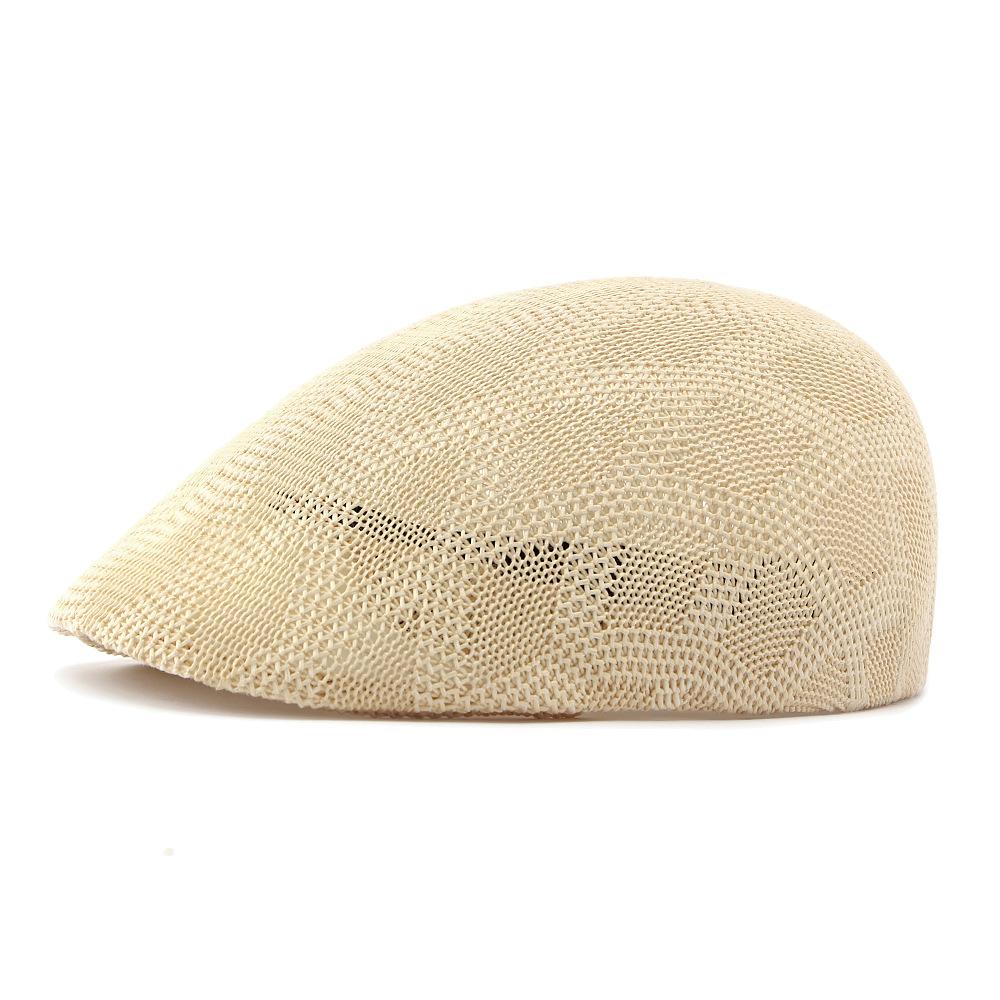 Summer Hollow Mesh Beret Women's Breathable Thin Painting Hat Forward Cap