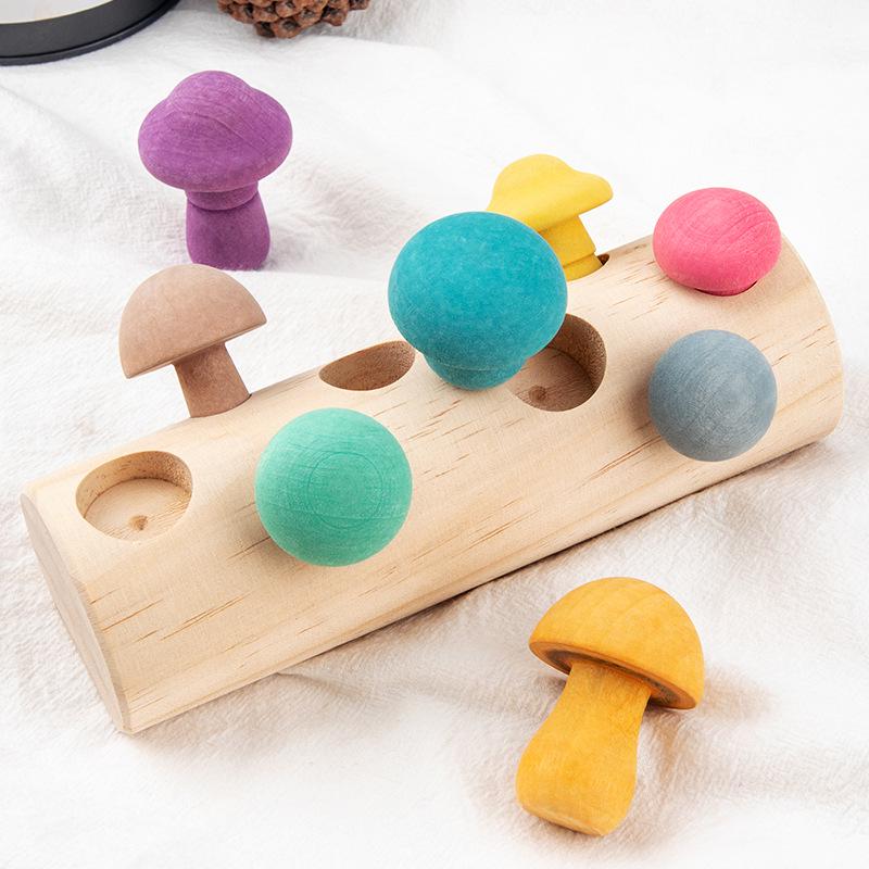 

Children s Mushroom Picking Toy - Baby Focus & Toddler Training for Ages 1-2