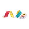 Soft Multicolor Closure Fabric Sewing Tape Measure with Snap Tailor Button Body Measuring Tape