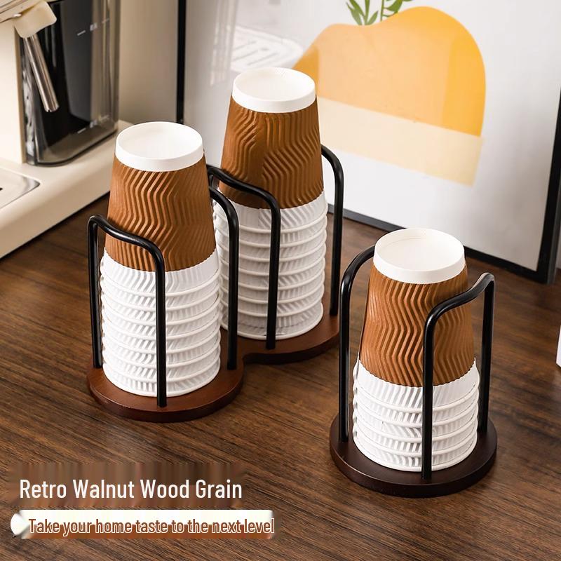 Newcomer Discount: High-Value Disposable Cup Holder - Desktop Coffee Storage Rack