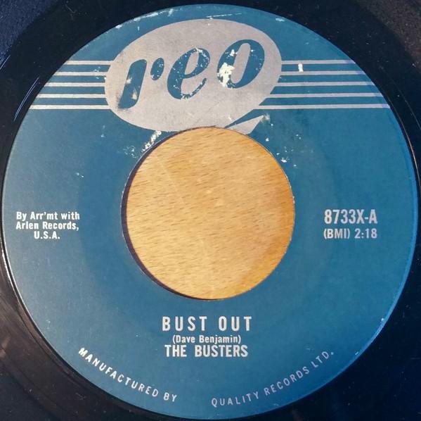 

7inch Record BUSTERS 2 Bust Out Astronauts 8733X Reo 1963 Canada Rock Used