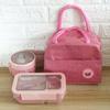 Compact Insulated Lunch Bag & Microwaveable Bento Box for Students & Office Workers