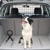 12'' Dog Guard Car, Car Safety Guard Adjustable Width, Dog Trunk Partition, Safety Guard For Dogs With Seat Belt, Dog Net Car, Car Guard