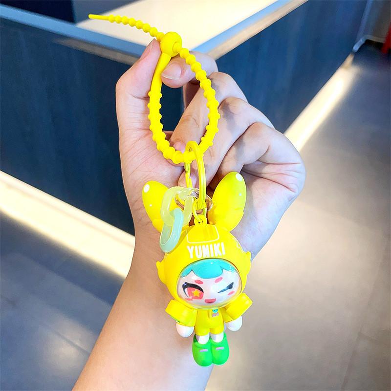 

Rabbit Keychain Yuniki Stylish And Cute Key Holder Available In Black Green Yellow Red жёлтый