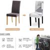 Dining Chair Slipcover Parsons Chair Furniture Protector Stretch Chair Covers For Dining Room, Restaurant, Kitchen, Party 4/6Pcs
