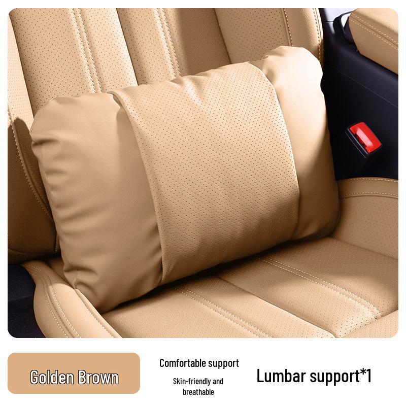 Compatible with 25 Zeekr 001 models: Nappa Leather Headrests, 007GT Lumbar Supports, and 009 Car Seat Backrests