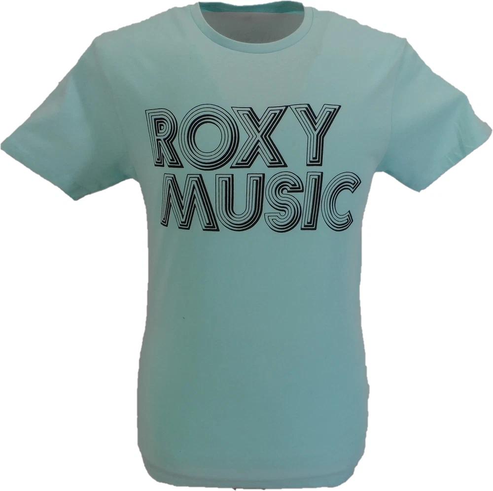 Unisexs Official Roxy Music Blue T Shirt S