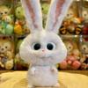 Boss Bunny: Long-Eared Plush Rabbit Doll Gift for Girls' Birthdays