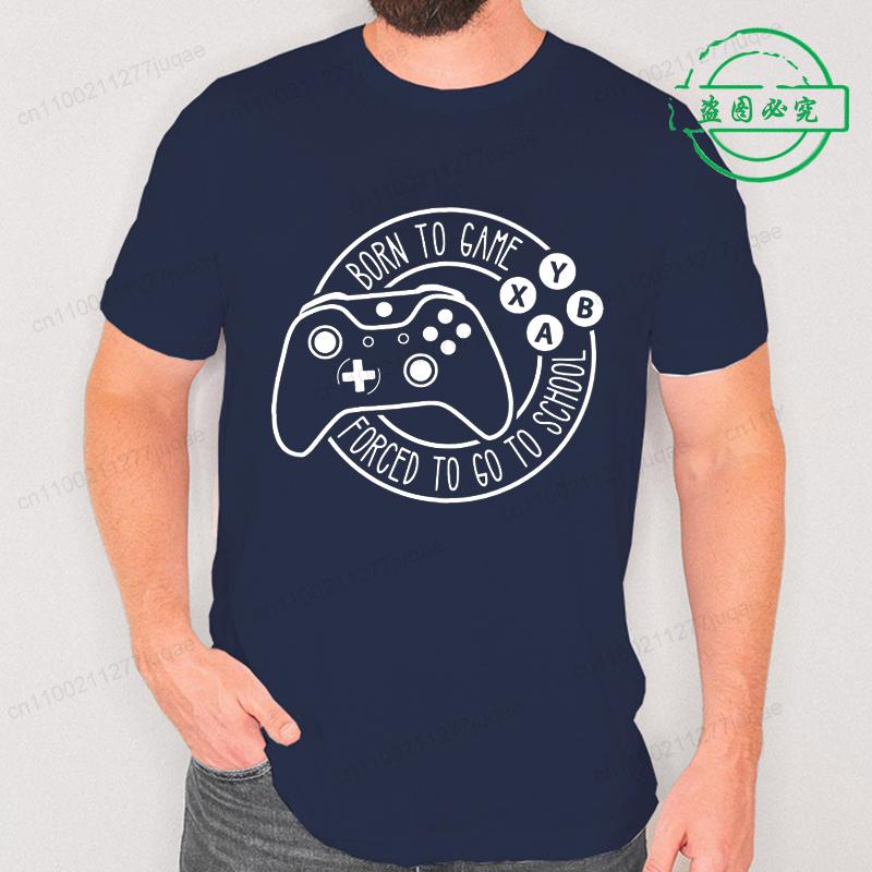 Mens Game Controller Graphic Short Sleeve TShirt Breathable Gamer Gaming Printed Tops Tee for Women Summer Casual Sportswear