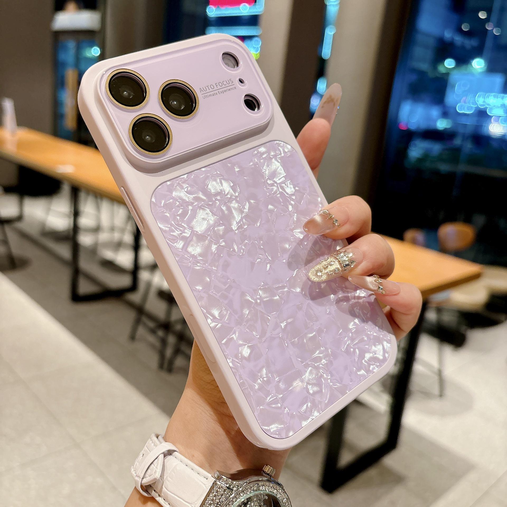 

Shell Pattern Quick Change Case for iPhone 17 Pro Max, iPhone 16, 14/15, with Large Window & Full Coverage 17Pro Max