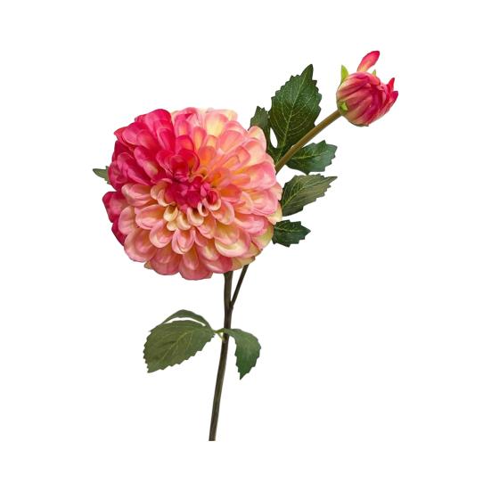 

Artificial Chrysanthemum Ball Flowers with 1 Head Bloom And 1 Bud Fake Mums Hydrangea Bouquet for DIY Bridal Wedding Bouquet Home Garden Party Office