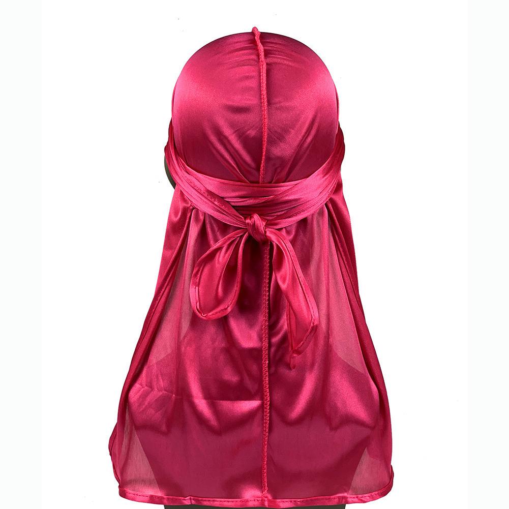 Imitation Silk Edging Long Tail Pirate Hat & Cycling Durag