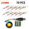 10Pcs 0.8Mm Pin Rgb Led Building Blocks Usb Lamp Diy Street Light City Electric Decorate 1X1 Brick Toy Compatible All Brands