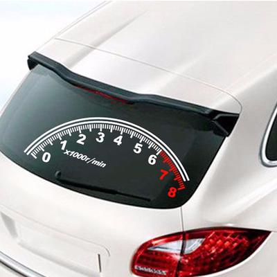 Automobily Autodíly Rychloměr Grafika čelního skla Ornamenty Samolepka Samolepka Rear Rear Reflex
