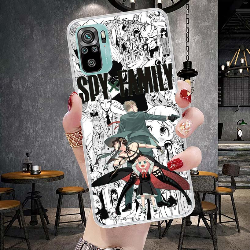 Anime Spy Family Soft Phone Case For Xiaomi Redmi Note 15 14 14S 13 12 Pro Plus 12S 11 11S 11E 10 10S 11T 5G Fundas Coque Redmi
