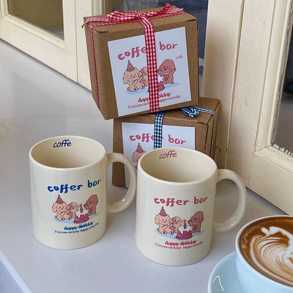 

Happy Birthday Couple Mug Ceramic Beer Drink Ware New Coffee Cup