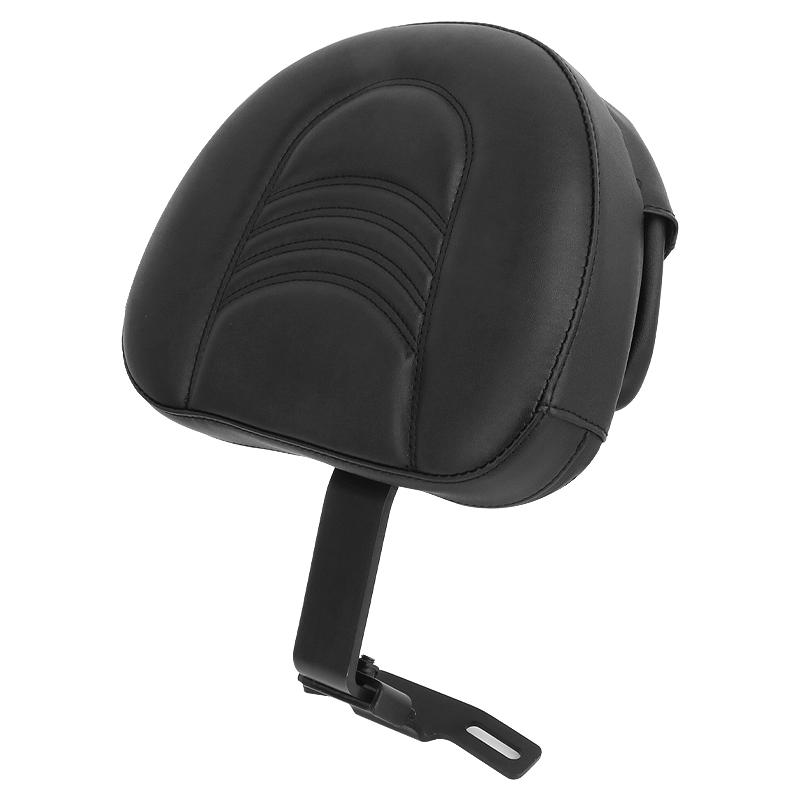 Motorcycle Adjustable Plug In Driver Backrest Rider Sissy Bar Pad For Harley Dyna Softail Electra Road Street Glide Road King