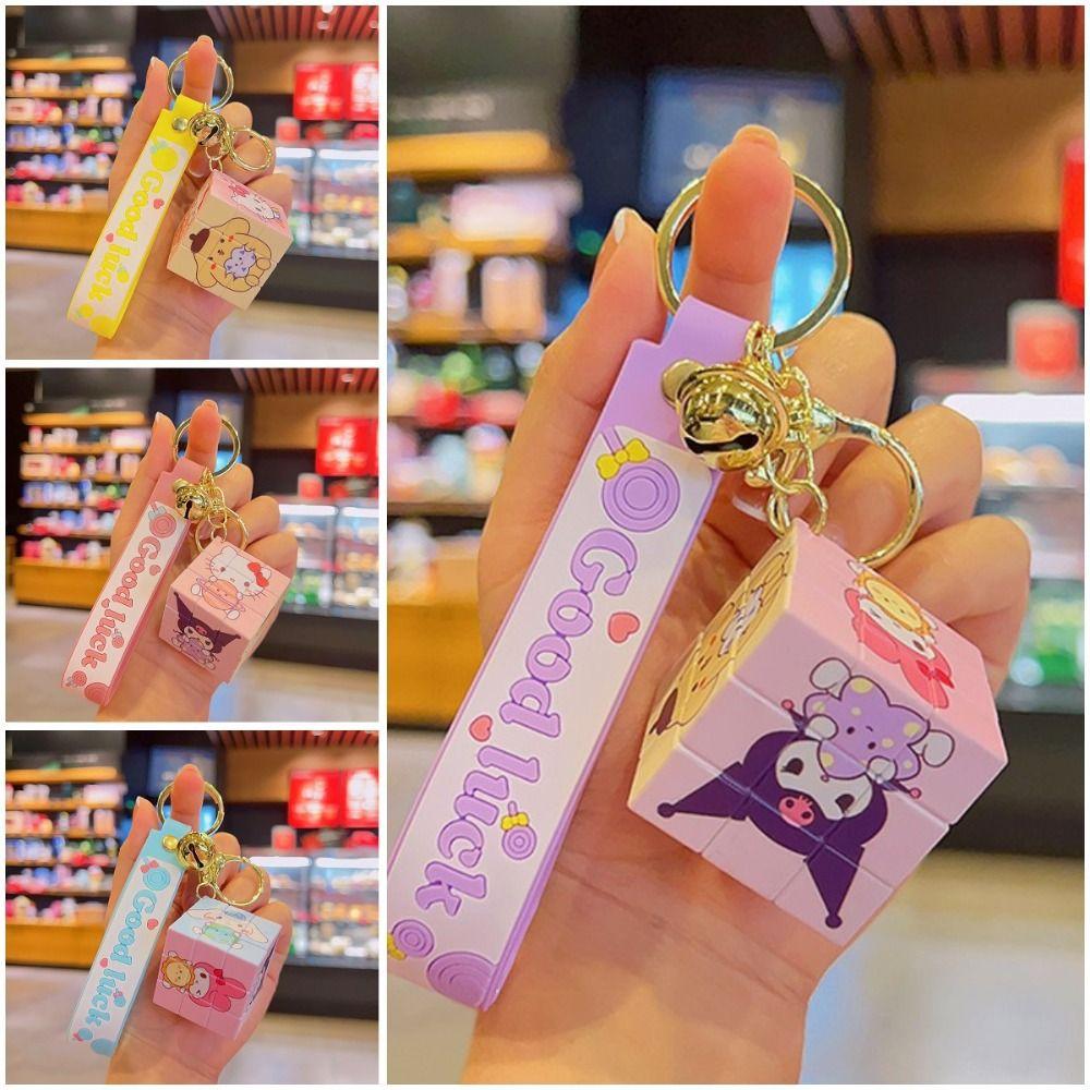 

Логические Cinnamoroll Magic Cube Брелок Kuromi Cube Головоломка Подвеска Школьная сумка Подвеска